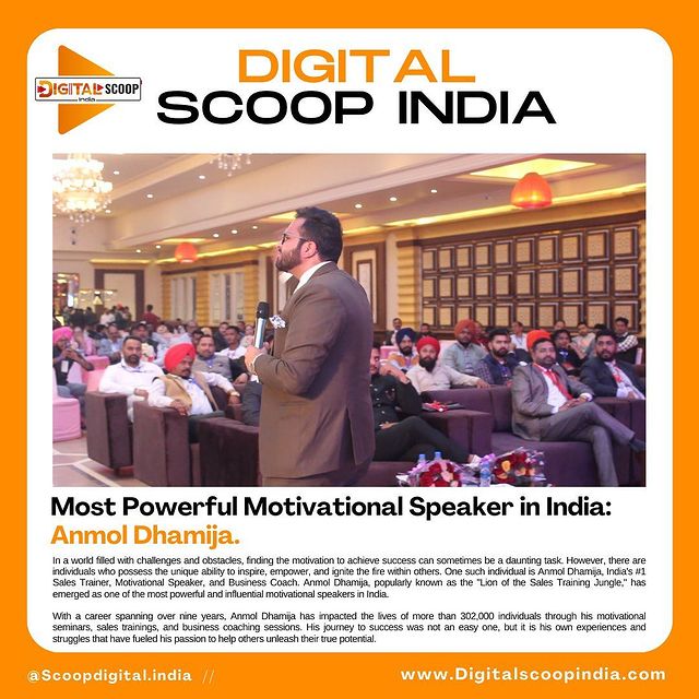 Best Motivational Speaker for Pharma Companies : Anmol Dhamija  Digital Scoop